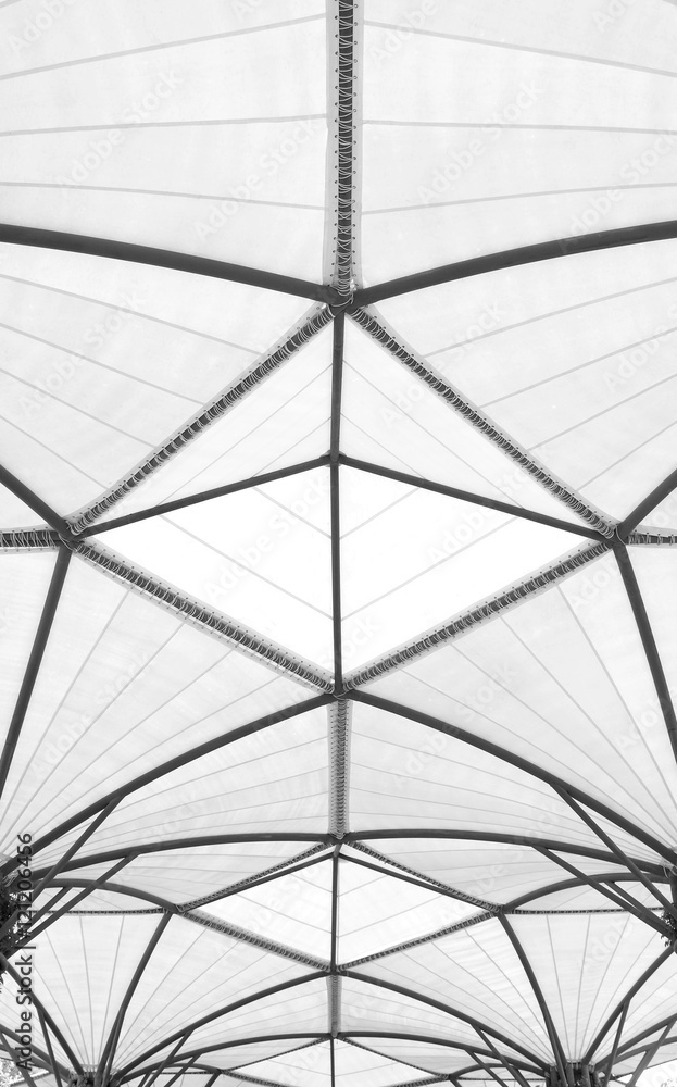 black and white modern of metal roof structure black and white modern of metal roof structure