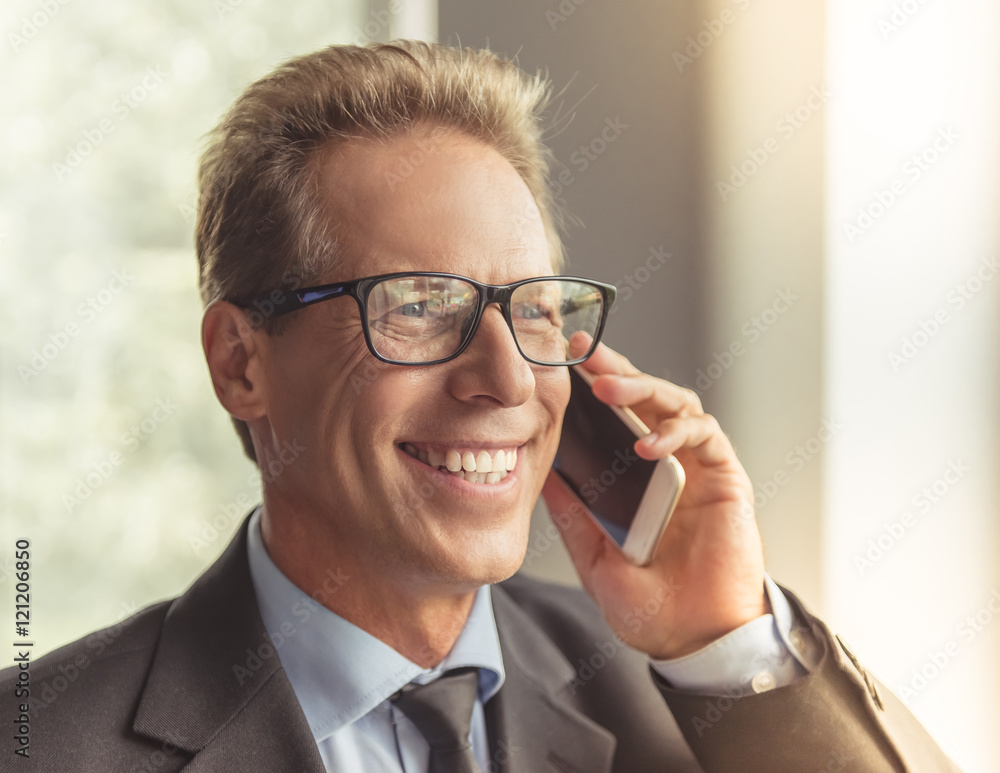 Handsome middle aged businessman Handsome middle aged businessman