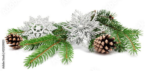 Christmas decoration fir cones