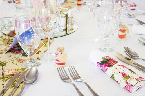 wedding table settings