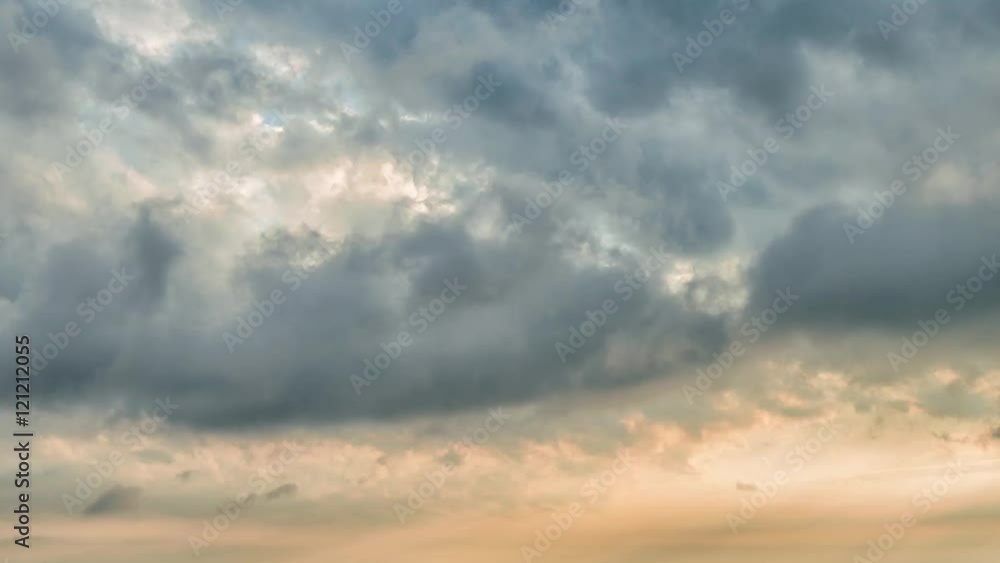 Beautiful white clouds moving over blue sky Beautiful white clouds moving over blue sky