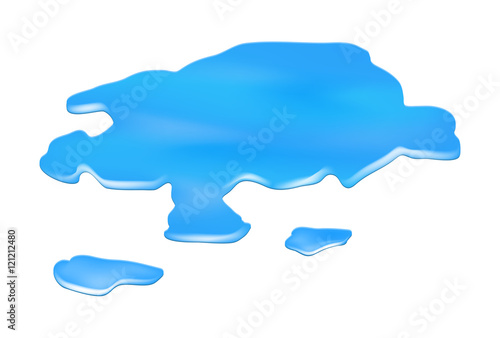 water puddle vector symbol icon design.