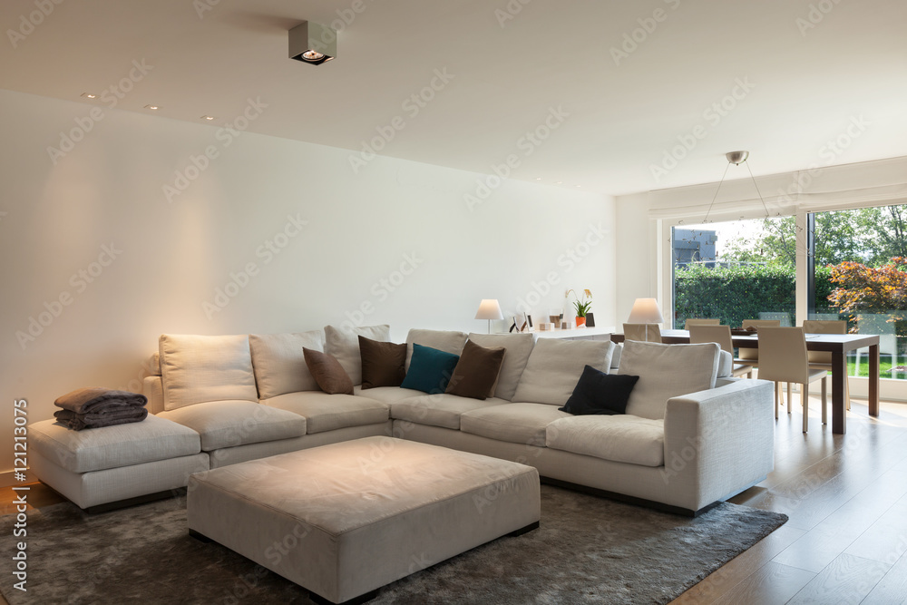 Living room of luxury house