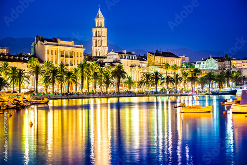 Split, Croatia - Diocletian Palace and Domnius Cathedral photo