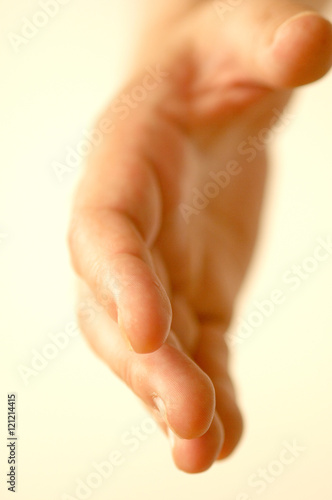 男性の手