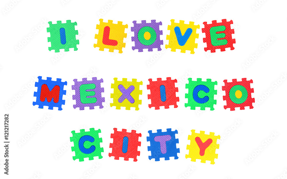 Fototapeta premium I Love Mexico City