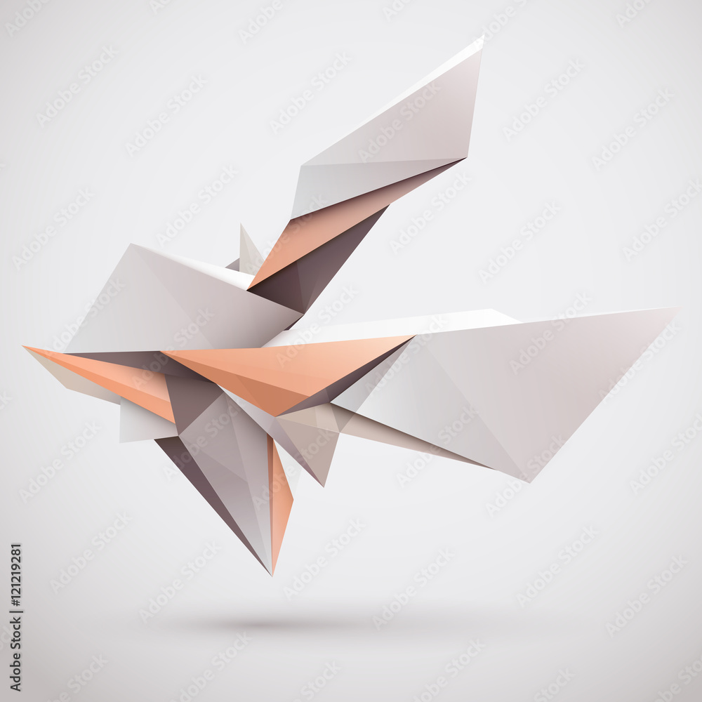 Futuristic abstract composition Futuristic abstract composition
