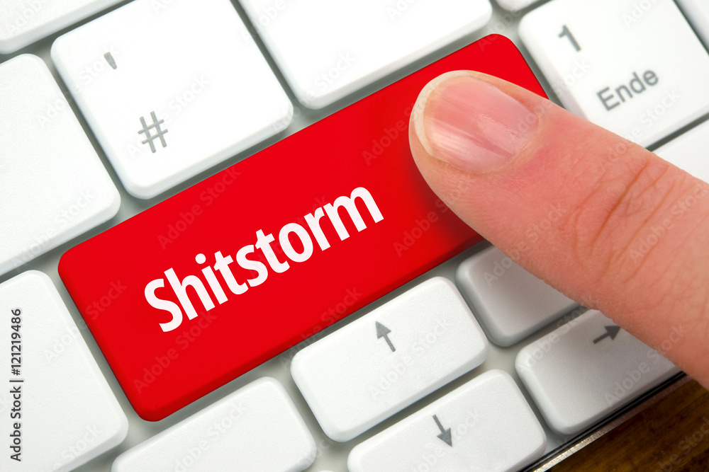 Obraz na płótnie Shitstorm
