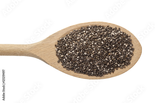 Spoonful of chia seeds