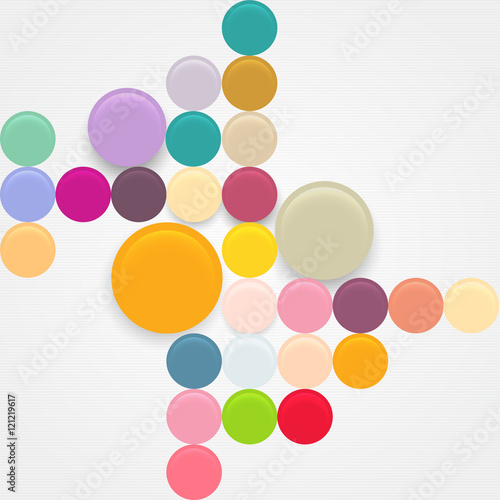 Colorful abstract circles