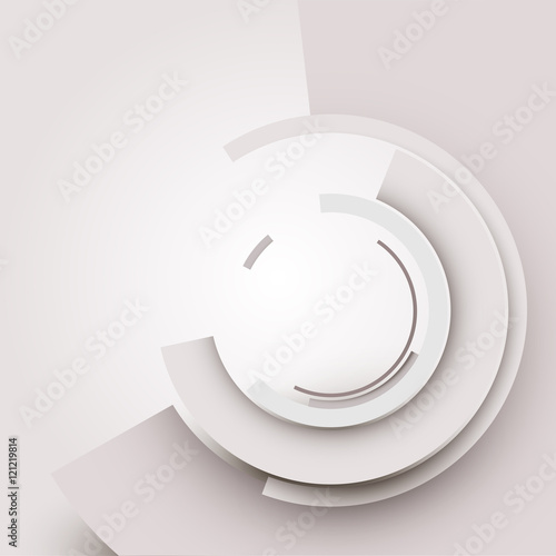 White abstract vector