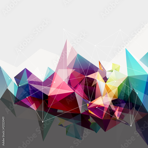 Abstract geometric background