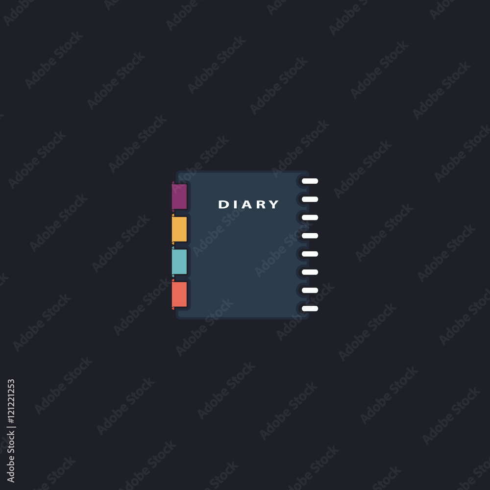 Naklejka premium copybook computer symbol