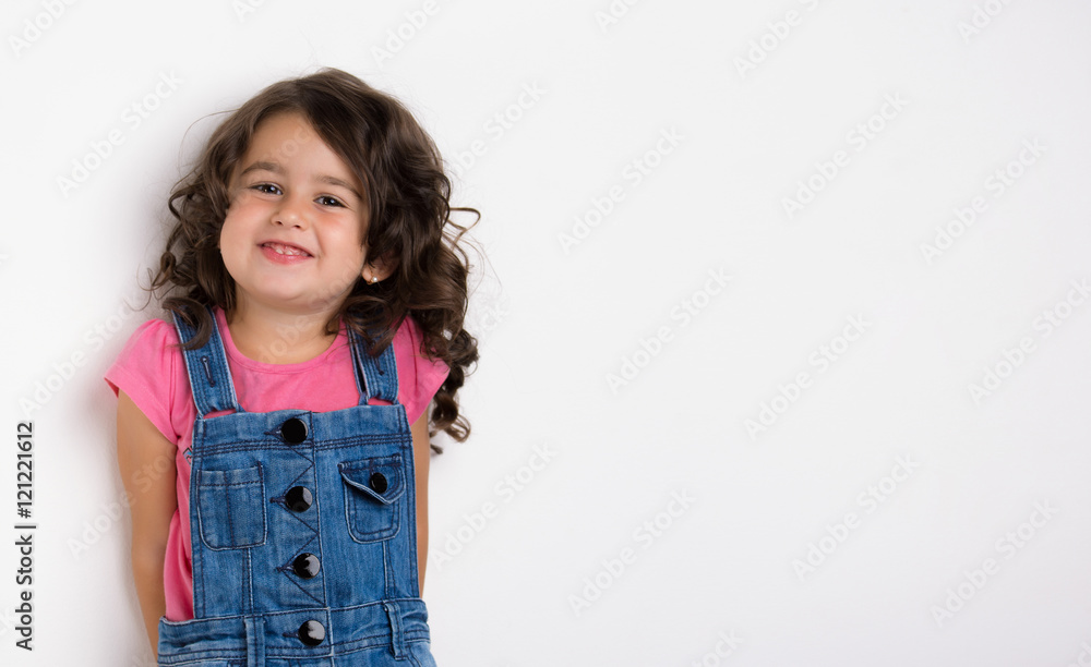 Portrait of happy, positive, smiling, playful girl Portrait of happy, positive, smiling, playful girl