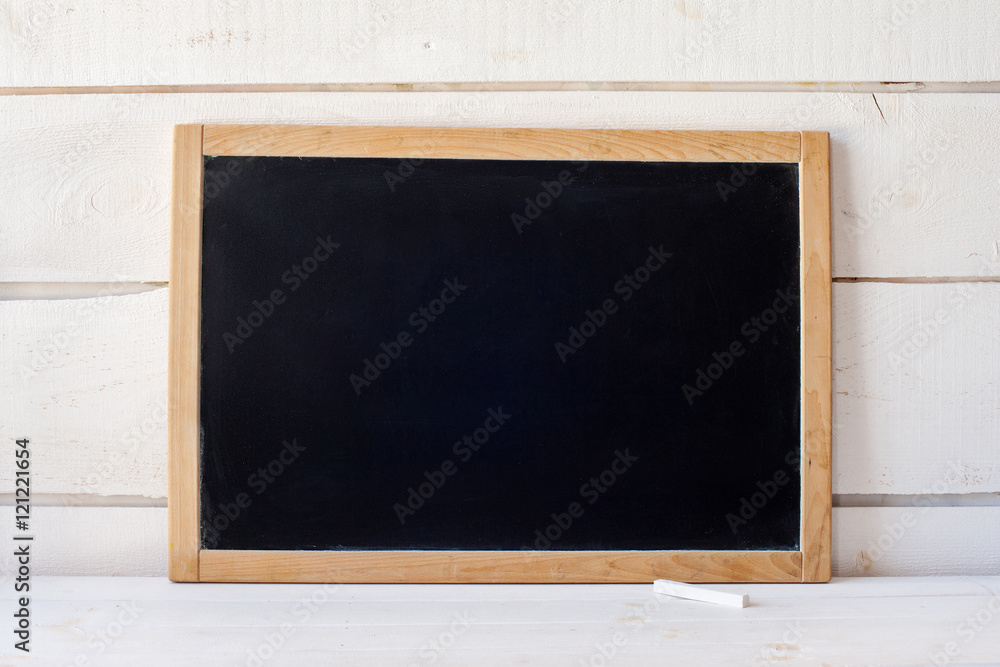  New Year concept empty blackboard