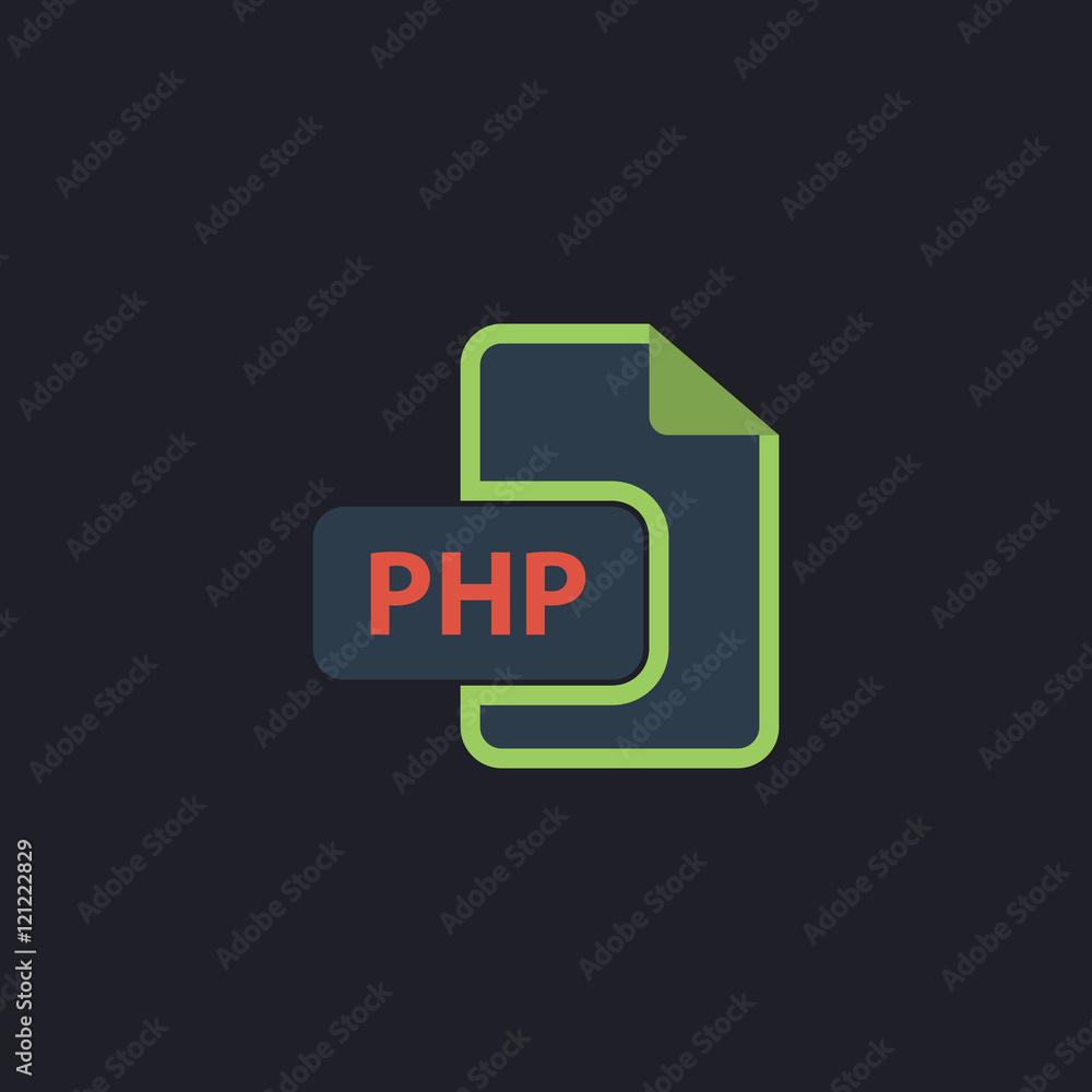 PHP computer symbol PHP computer symbol