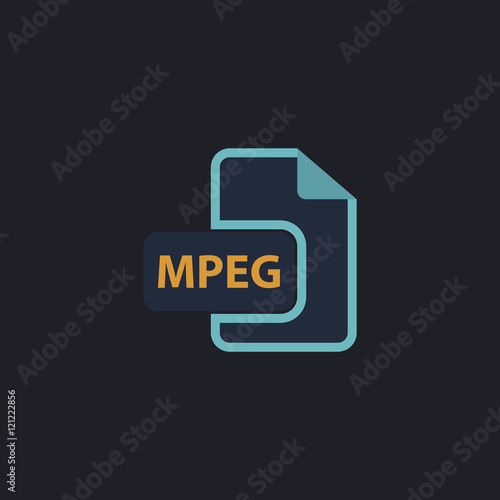 MPEG computer symbol photo