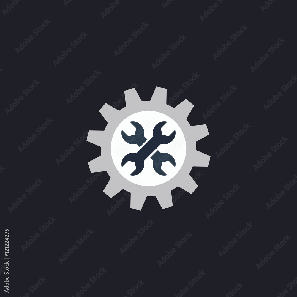 Service computer symbol