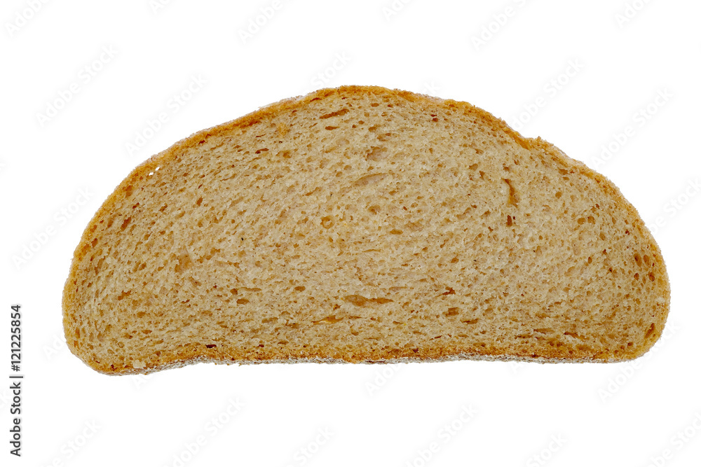 Slice bread on white background Slice bread on white background