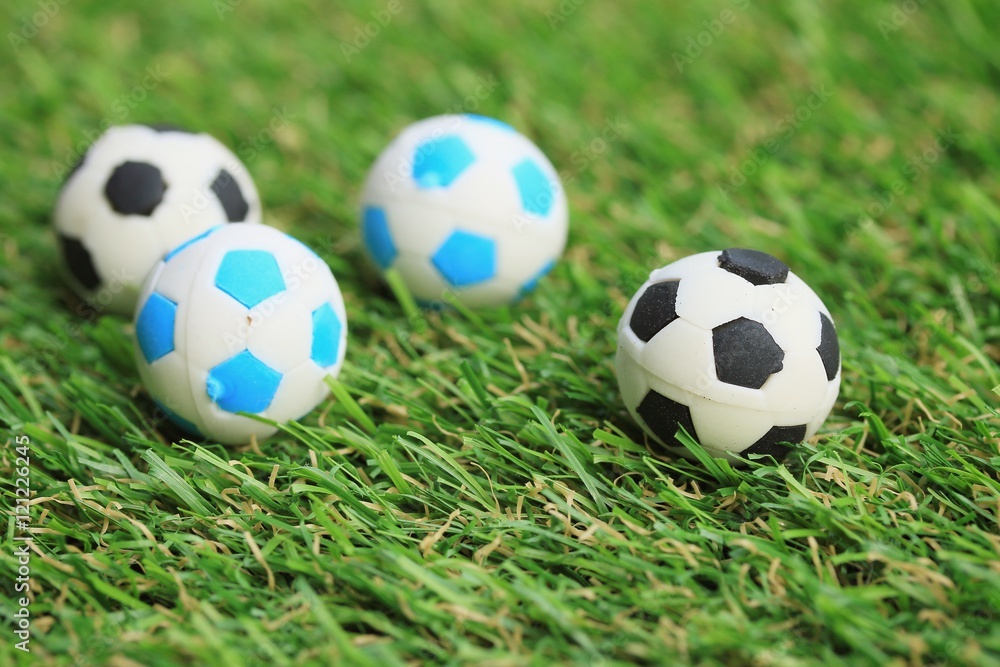 Soccer ball on field Soccer ball on field