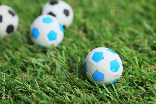 Soccer ball on field