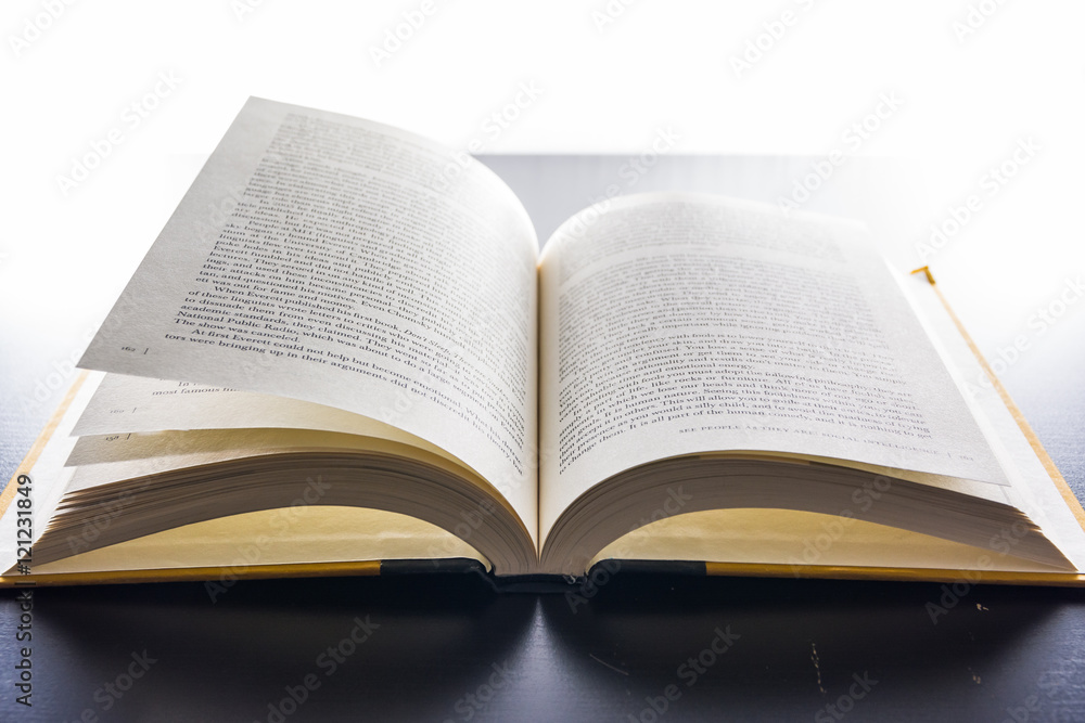 Book Pages Binding Spine Reading Flipping New Words Black Desk Bright Book Pages Binding Spine Reading Flipping New Words Black Desk Bright