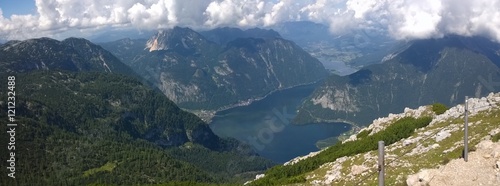 Fototapeta Naklejka Na Ścianę i Meble -  панорамный вид на вершины гор 