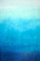 Hand drawn blue gradient on wall