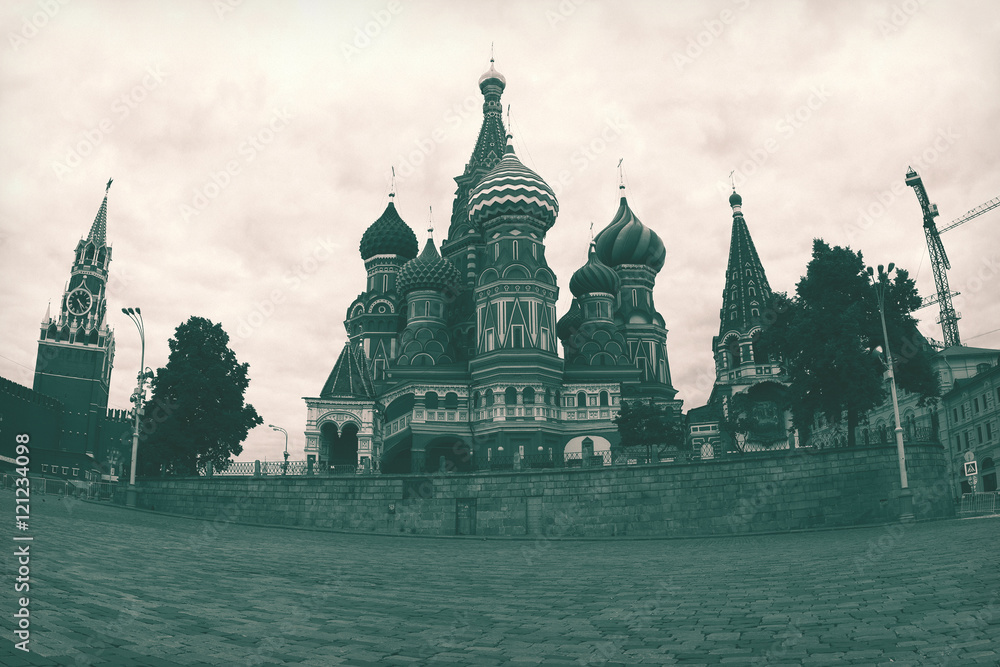 Obraz premium The historic city center of Moscow