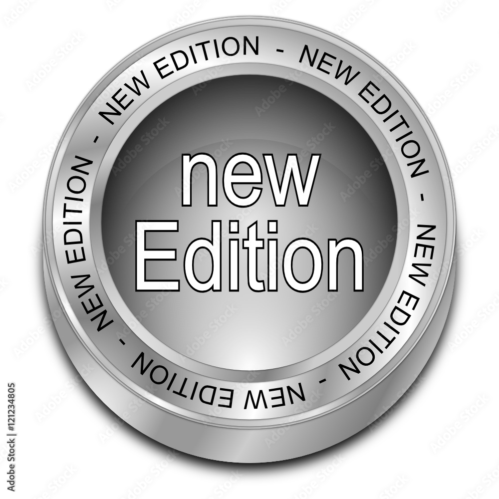 New Edition Button - 3D illustration