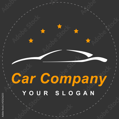 logo voiture, garage, réparation vente automobile, badge dessin vectoriel