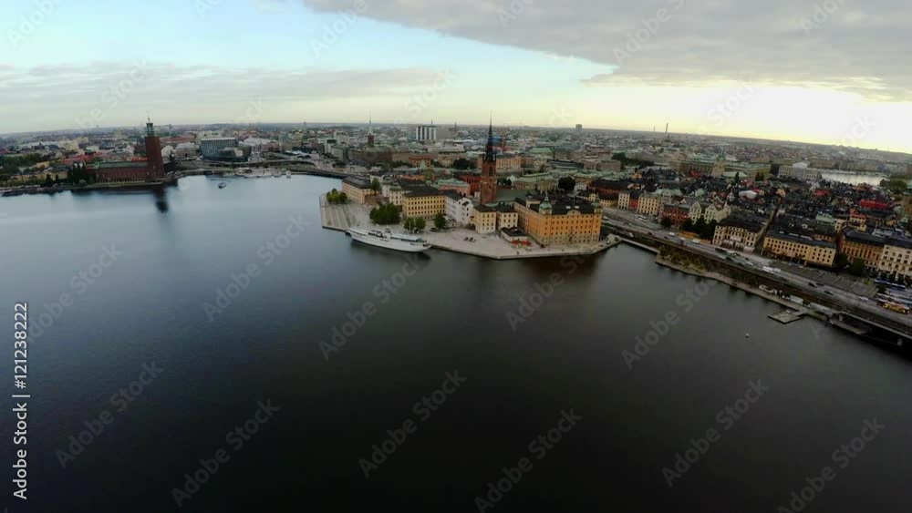 Aerial view. Stockholm. Old houses, buildings and streets. City center. Sweden. Shot in 4K (ultra-high definition (UHD).
Aerial view. Stockholm. Old houses, buildings and streets. City center. Sweden. Shot in 4K (ultra-high definition (UHD).