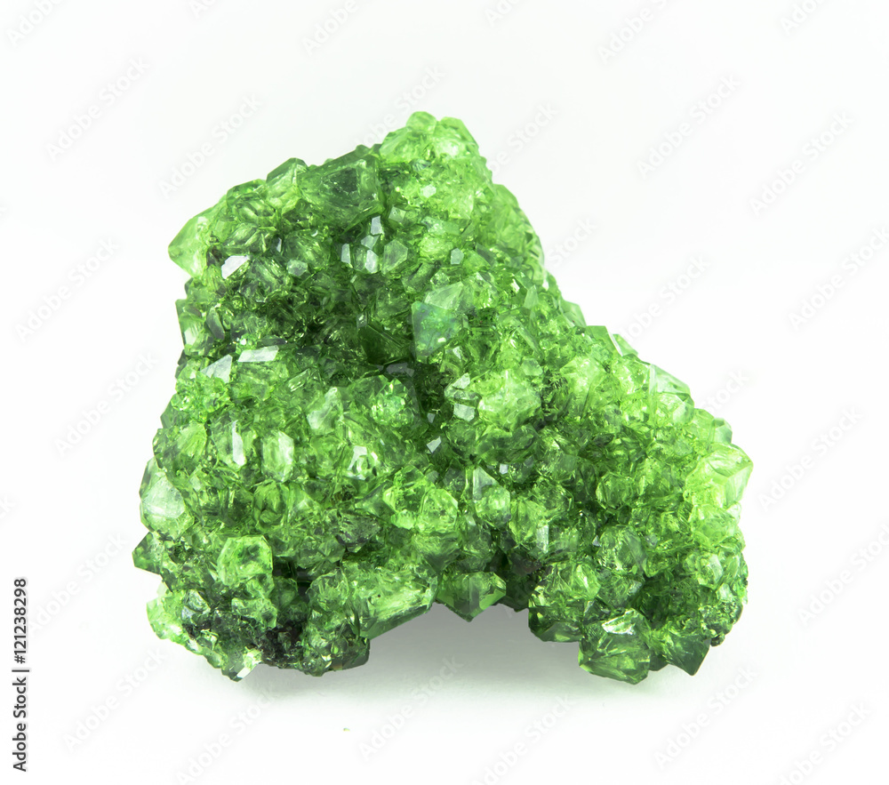 Green crystal - alunite Green crystal - alunite