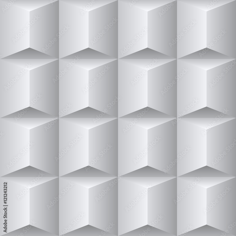 Obraz premium Seamless textured concrete wall vector illustration.