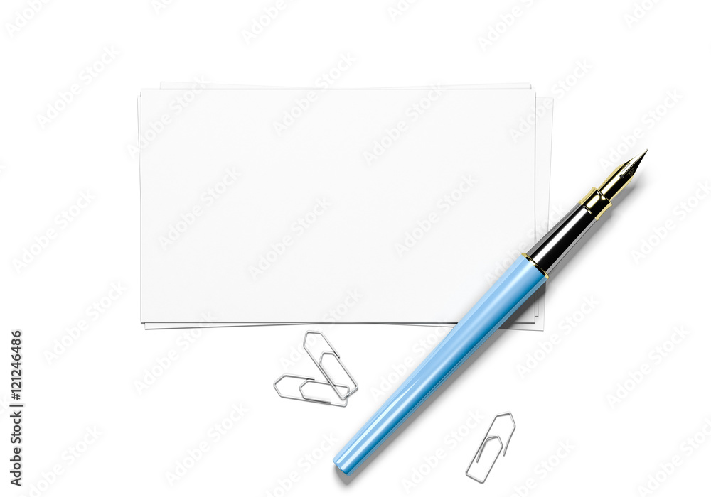 Greeting card over white Greeting card over white