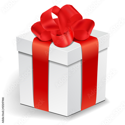 gift box on white background