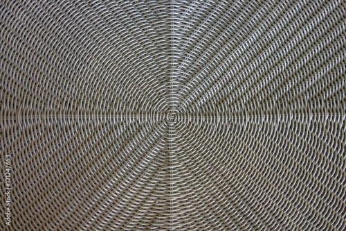 close up texture of a chair made of rattan thread