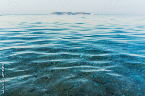 Clear sea water landscape