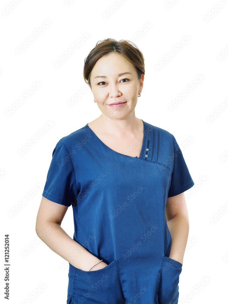 Portrait of young doctor isolated on white background Portrait of young doctor isolated on white background