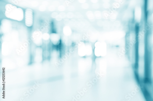abstract defocused blurred background, empty business corridor o
