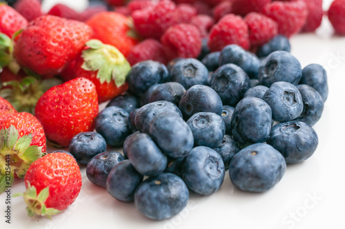 blueberries raspberries strawberries blackberries