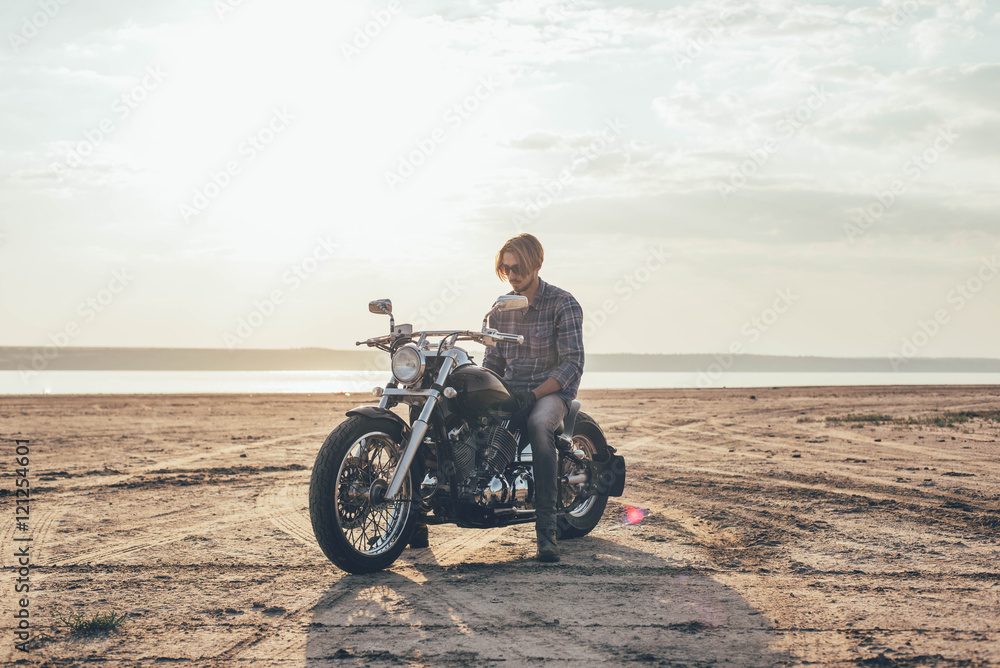 man riding motorcycle man riding motorcycle