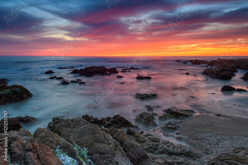 Sunset on Asilomar Beach  California