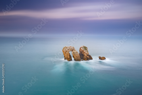 Cloudy weather at the Costa Quebrada photo