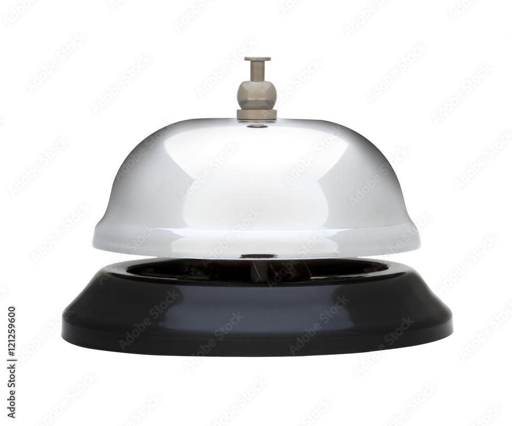 Bellhop Bell isolated on white with clipping path included Bellhop Bell isolated on white with clipping path included