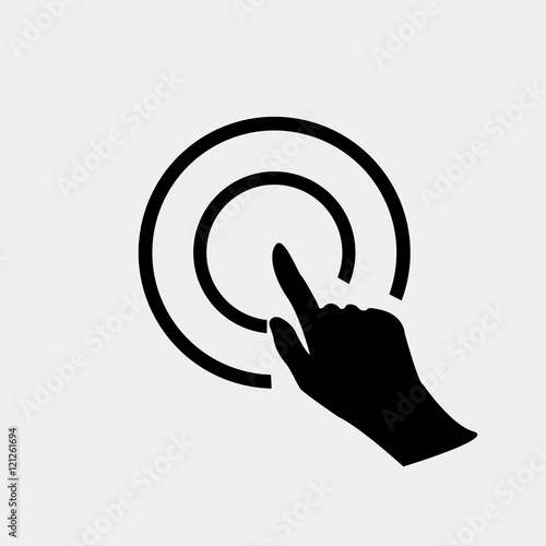 Hand cursor icon