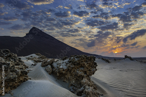 Sunset at Ras Bir Djibouti photo