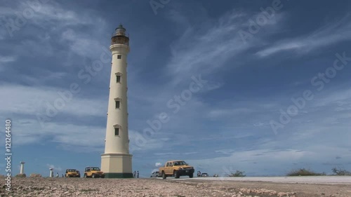 Lighthouse tour Aruba island in the caribbean photo