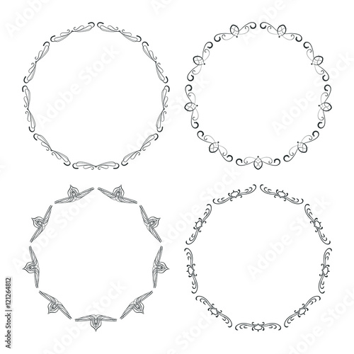 Frame lace ornament