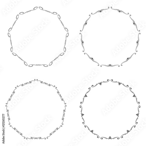 Frame lace ornament